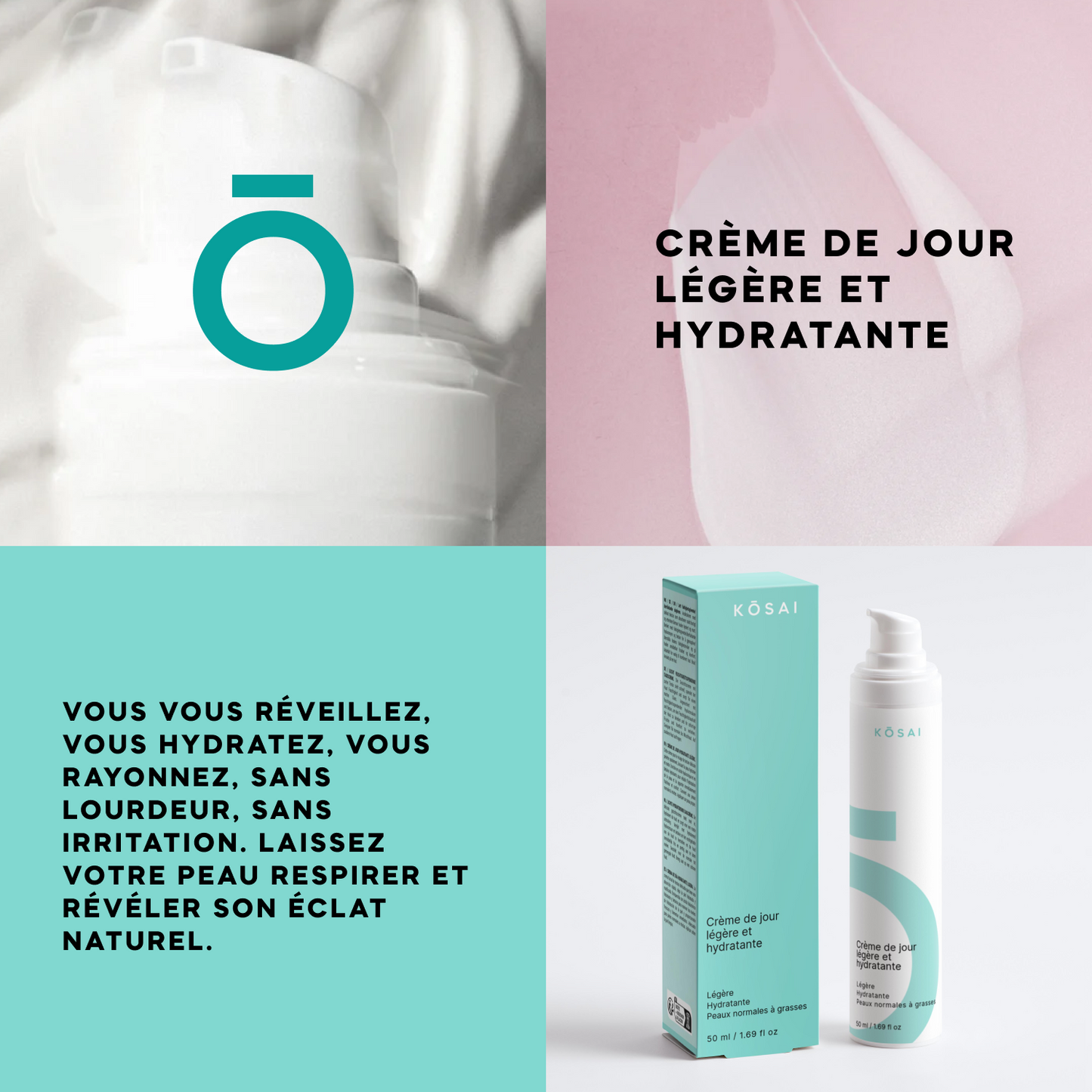 Crème de jour légère et hydratante