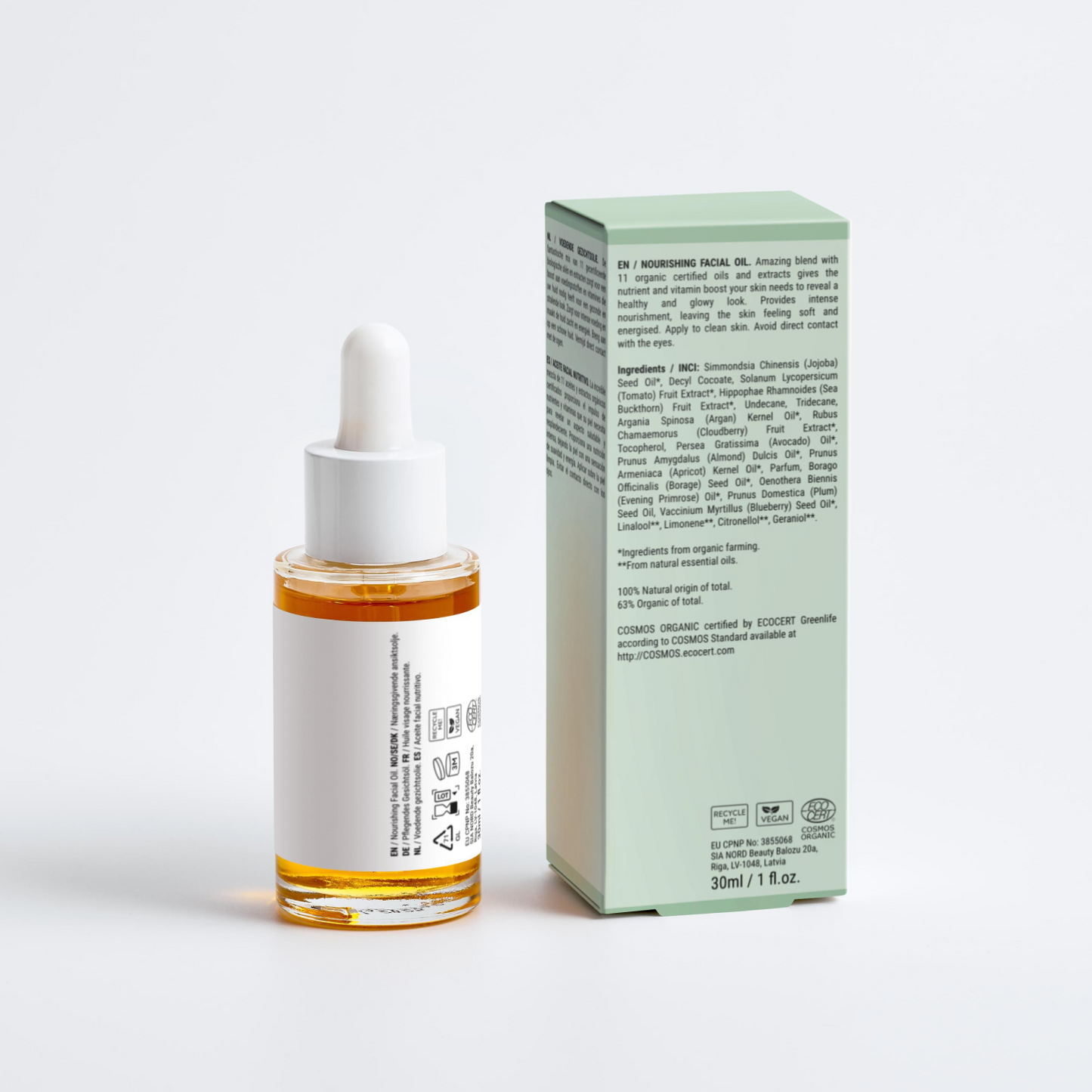 Huile visage nourrissante