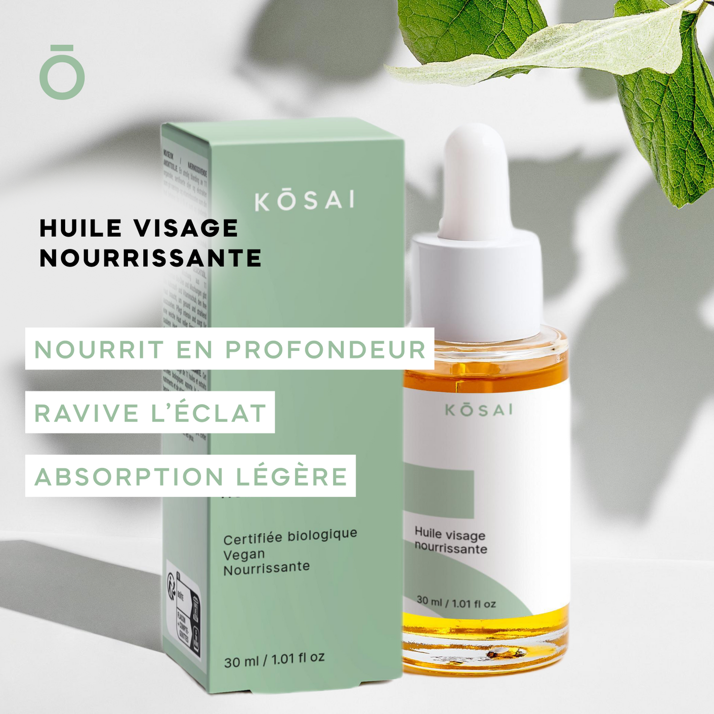 Huile visage nourrissante