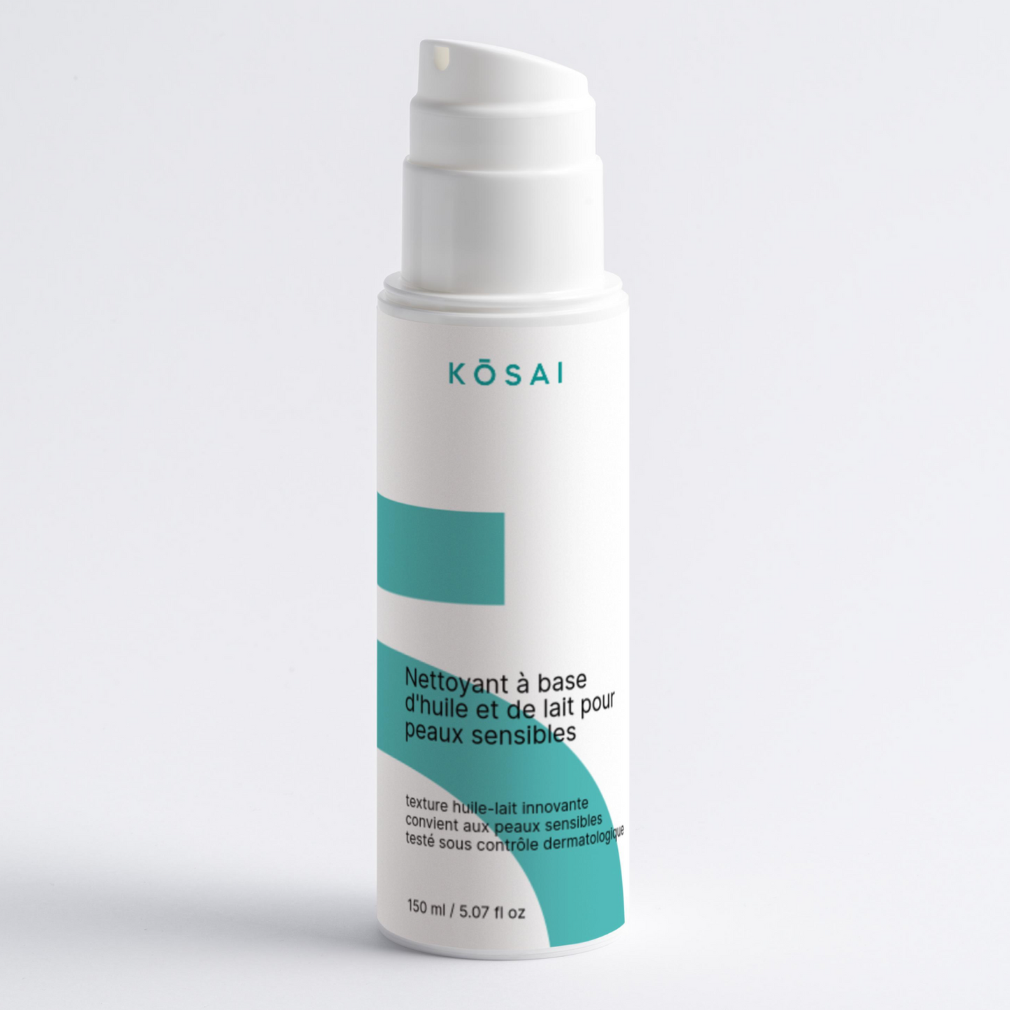 Nettoyant à base d'huile et de lait pour peaux sensibles