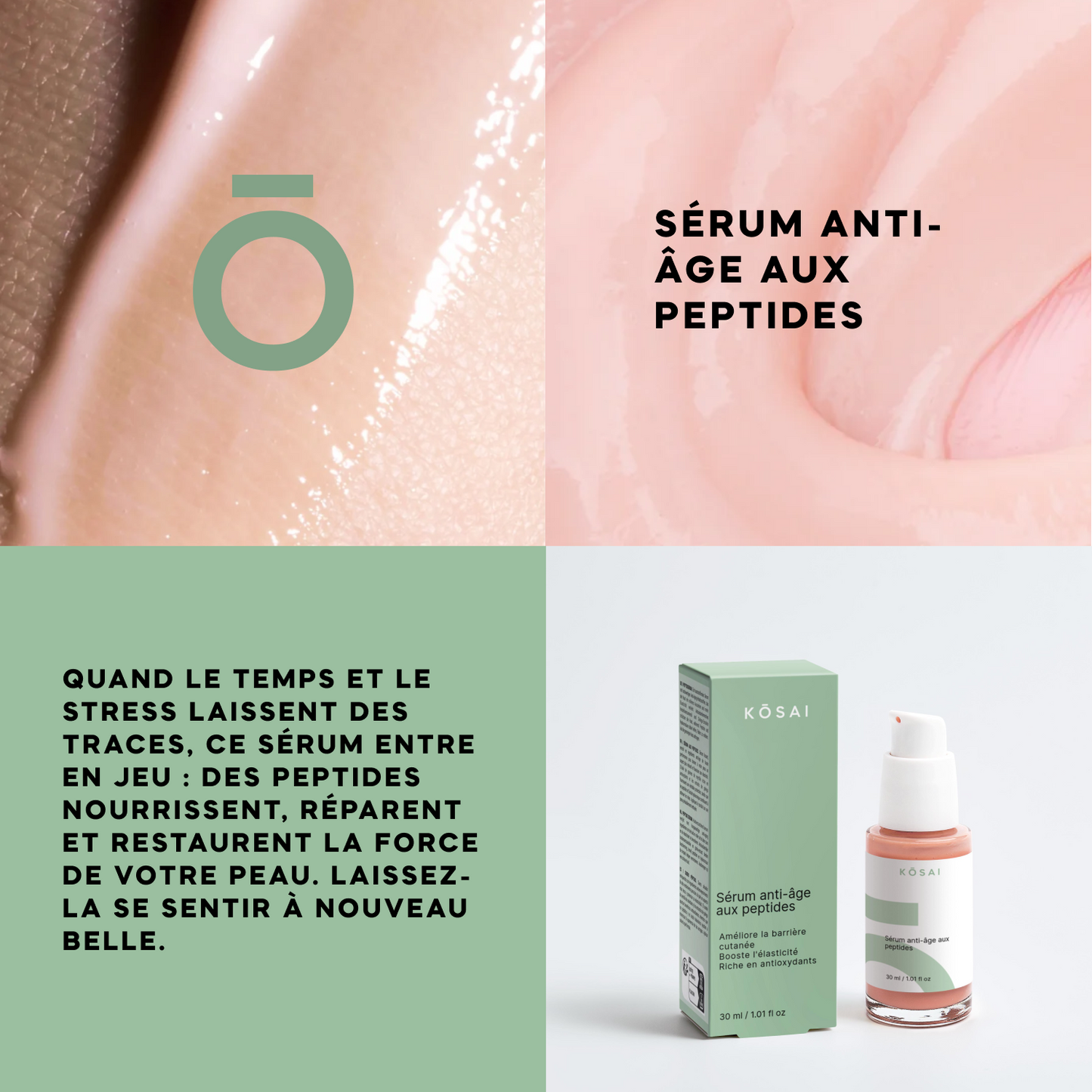Sérum anti-âge aux peptides