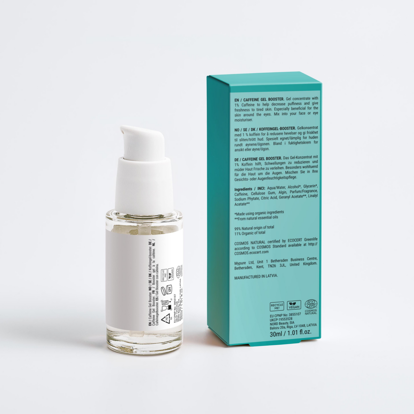 Gel Booster à la caféine